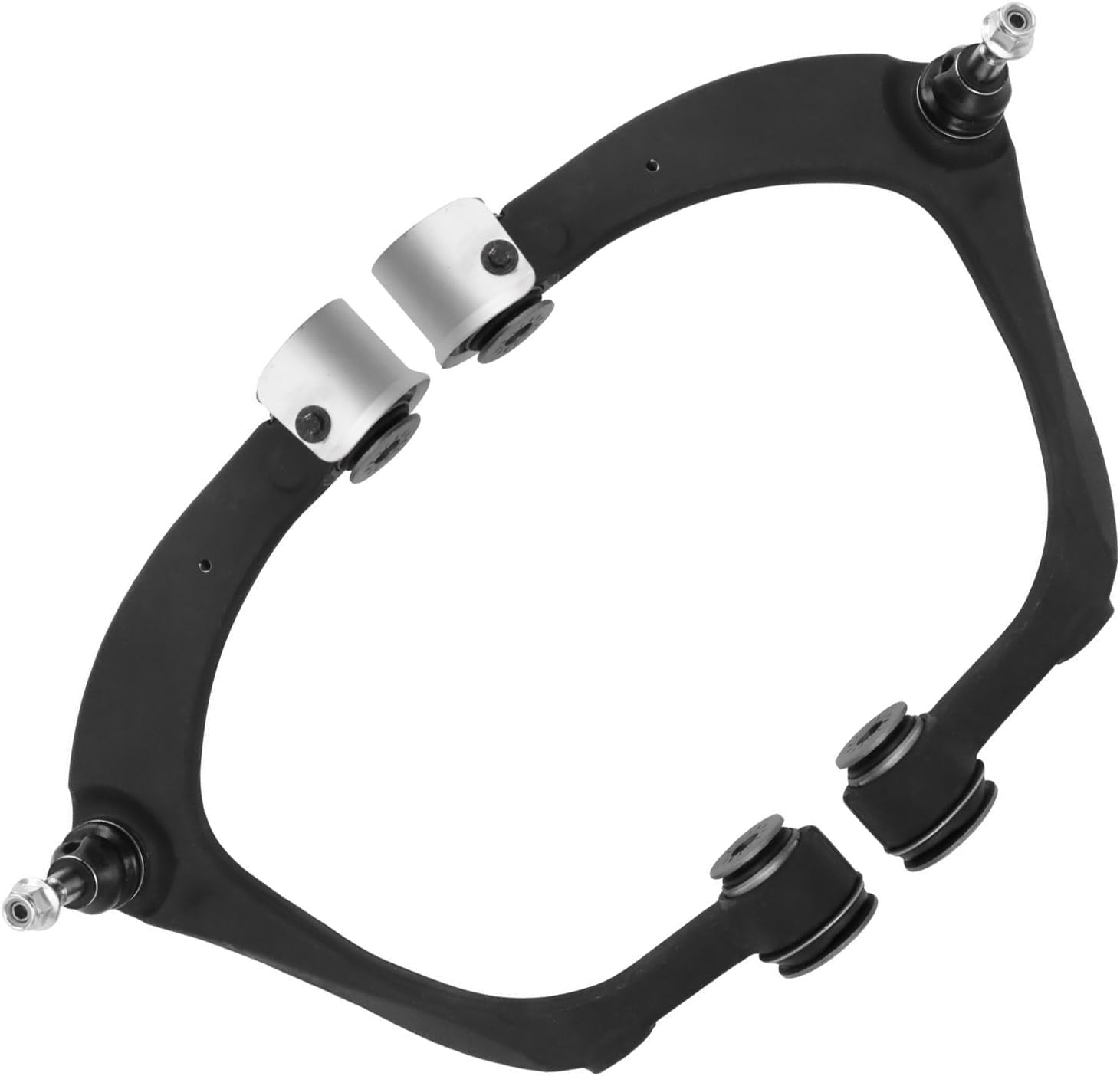 Detroit Axle - 2pc Front Upper Control Arms for Chevy GMC Silverado Sierra 1500 Tahoe Suburban Yukon XL Cadillac Escalade ESV, Upper Control Arms with Ball Joints Replacement