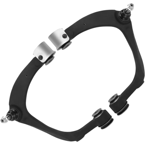 Detroit Axle - 2pc Front Upper Control Arms for Chevy GMC Silverado Sierra 1500 Tahoe Suburban Yukon XL Cadillac Escalade ESV, Upper Control Arms with Ball Joints Replacement