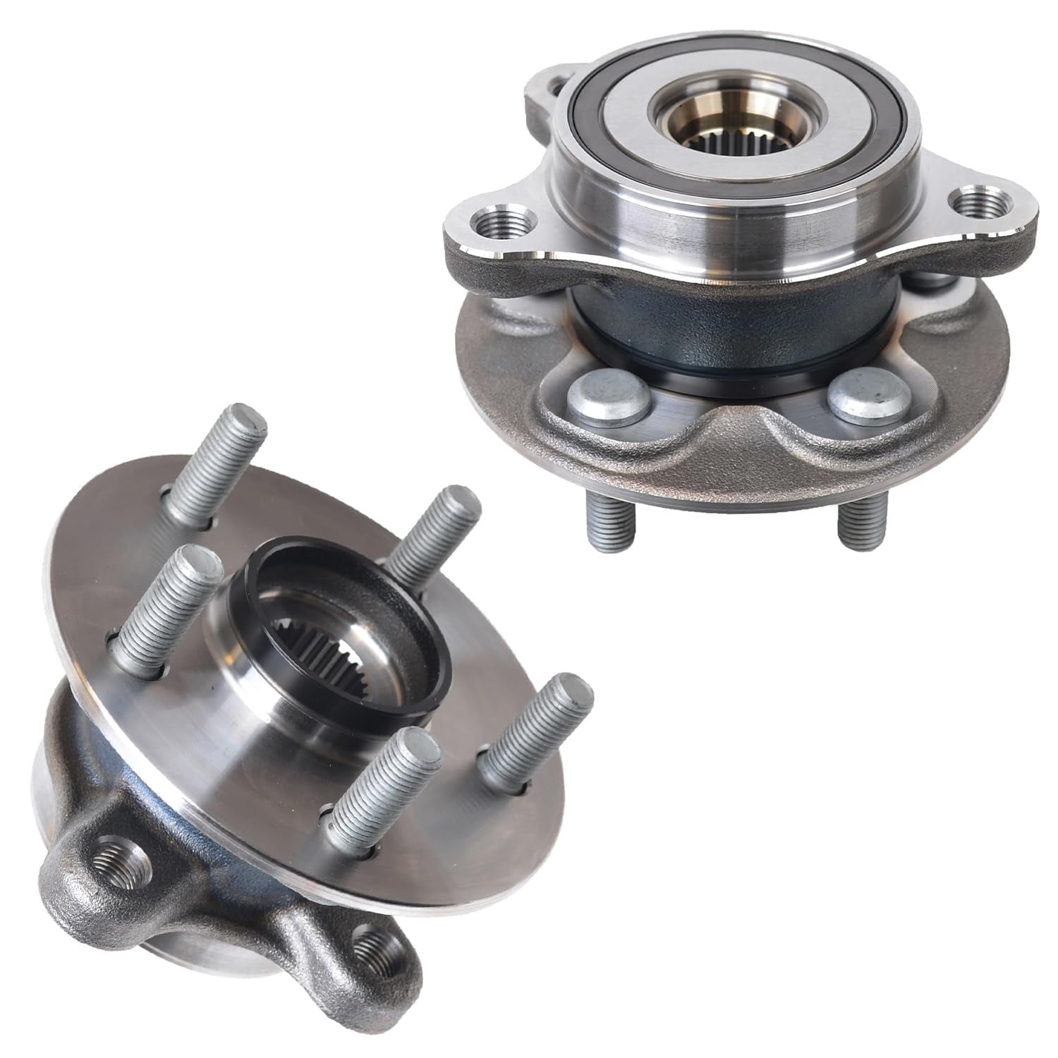 Detroit Axle - Pair Front Wheel Bearing Hubs Assembly for 2019-2024 Toyota Corolla 2016-2022 Prius 2019-2022 Prius AWD-e 2017-2022 Prius Prime