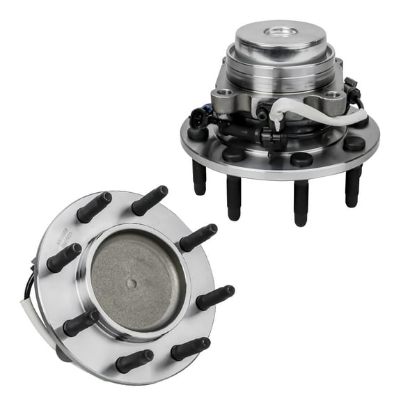 Detroit Axle - 2pc Front Wheel Bearing Hubs Assembly Replacement for GMC Savana Chevy Express 2500 3500 4500