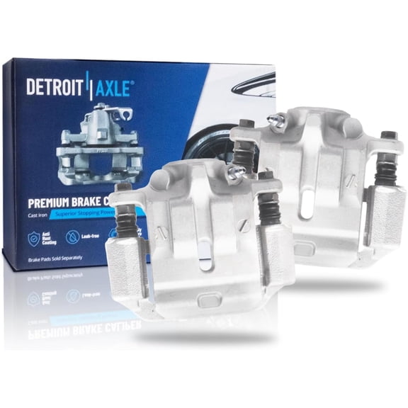 Detroit Axle - 2pc Rear Brake Calipers for 2017-2020 Toyota 86 2013-2020 Subaru BRZ 2013-2016 Scion FR-S Disc Brake Calipers with Brackets Replacement Brake Calipers Assembly