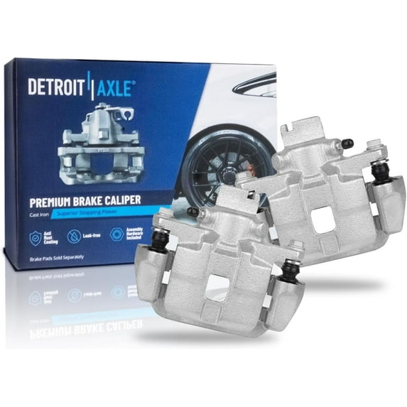 Detroit Axle - 2pc Rear Brake Calipers for 2000-2004 Subaru Outback Legacy 2003-2006 Baja Brake Calipers with Brackets Replacement