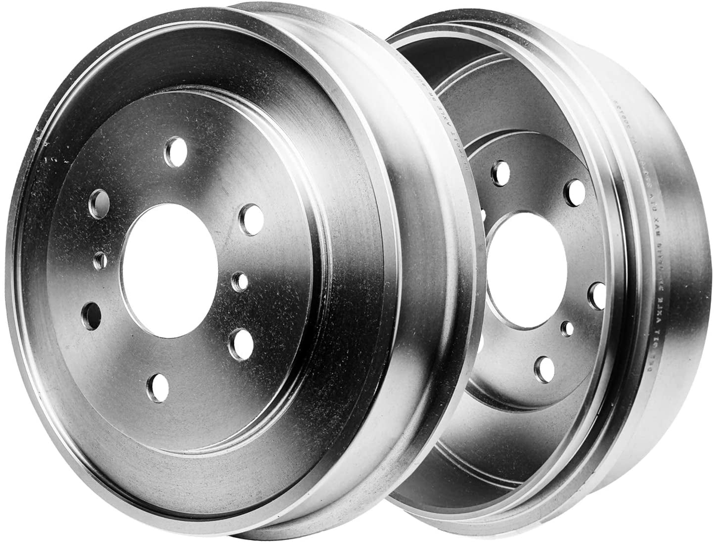 Detroit Axle 2pc Rear Brake Drums for 2005 2006 2007 2008 Chevy