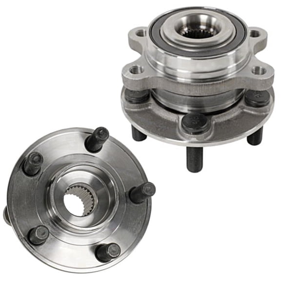 Detroit Axle - 2pc Rear Wheel Bearing Hubs for Ford Edge Lincoln Continental MKX Nautilus, 2 Wheel Bearing and Hubs Assembly Replacement
