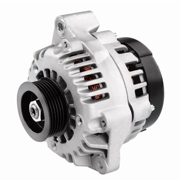 Detroit Axle - 3.0L Alternator for 2003 Honda Accord [105A/12V, CW Rotation, 6 Groove Pulley], Alternator with Pulley Replacement