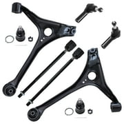 Detroit Axle - 3.0L Front End Kit for 1998-2007 Ford Taurus Mercury Sable 2 Lower Control Arms 2 Lower Ball Joints 4 Inner Outer Tie Rods 1999 2000 2001 2002 2003 2004 2005 2006 Replacement