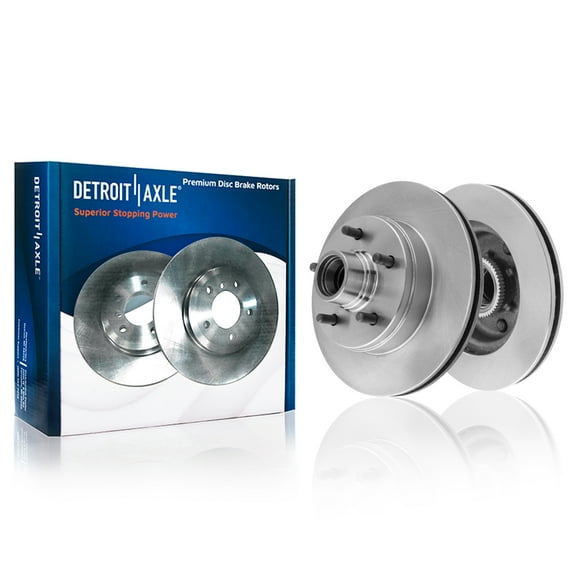 Detroit Axle - RWD Front 2pc Brake Rotors for 1990-2002 Chevy Astro GMC Safari, Disc Brake Rotors 1991 1992 1993 1994 1995 1996 1997 1998 1999 2000 2001 Replacement