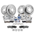 thumbnail image 1 of Detroit Axle - Brake Kit for 2003-2006 GMC Sierra Chevy Silverado 1500, 12.00'' Front and 12.80'' Rear Disc Rotors Ceramic Brake Pads Brake Calipers 2004 2005, 1 of 7