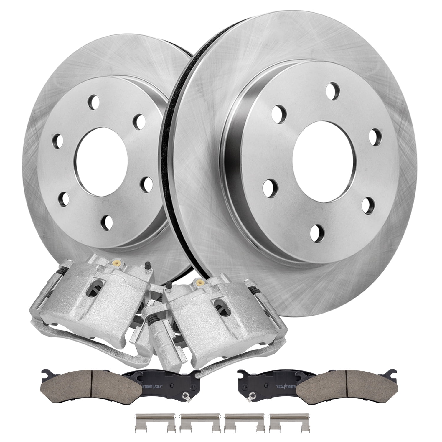 Detroit Axle 305mm Front Brakes and Rotors Brake Pads Brake Calipers