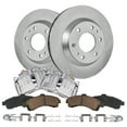 thumbnail image 1 of Detroit Axle - 305mm Front Brakes and Rotors Brake Pads Brake Calipers Replacement for GMC Envoy Fits select: 2004-2005 CHEVROLET TRAILBLAZER LS/LT, 2002-2003 CHEVROLET TRAILBLAZER, 1 of 6