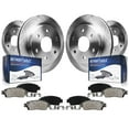 thumbnail image 1 of Detroit Axle - 325mm Front Rear Brakes and Rotors Brake Pads Replacement for Saab 9-7X Isuzu Ascender Fits select: 2004 CHEVROLET TRAILBLAZER EXT LS/EXT LT, 2002-2005 GMC ENVOY XL, 1 of 7