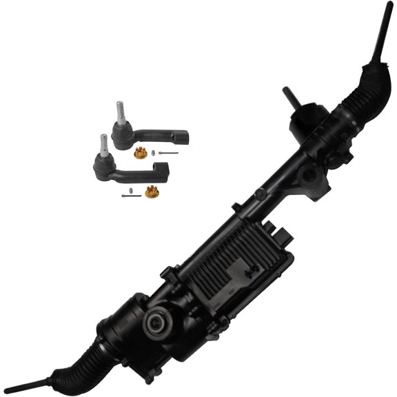 Detroit Axle - 3pc Front Rack and Pinion Kit for 2021 2022 2023 Ford F-150, Power Steering Rack and Pinion Assembly Front Outer Tie Rod Ends Replacement