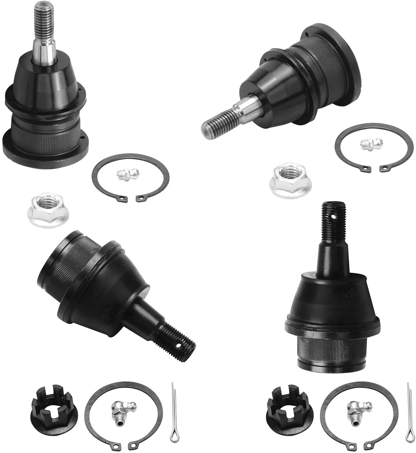 A-Premium 2 x Front Upper Ball Joint, Compatible with Chevy A-Premium 2 x Front Upper Ball Joint, Compatible with Chevy