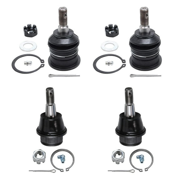 Detroit Axle - 4 Front Ball Joints for 2006-2012 Dodge Ram 1500 2007 2008 2009 2010 2011 Upper & Lower Ball Joints Replacement