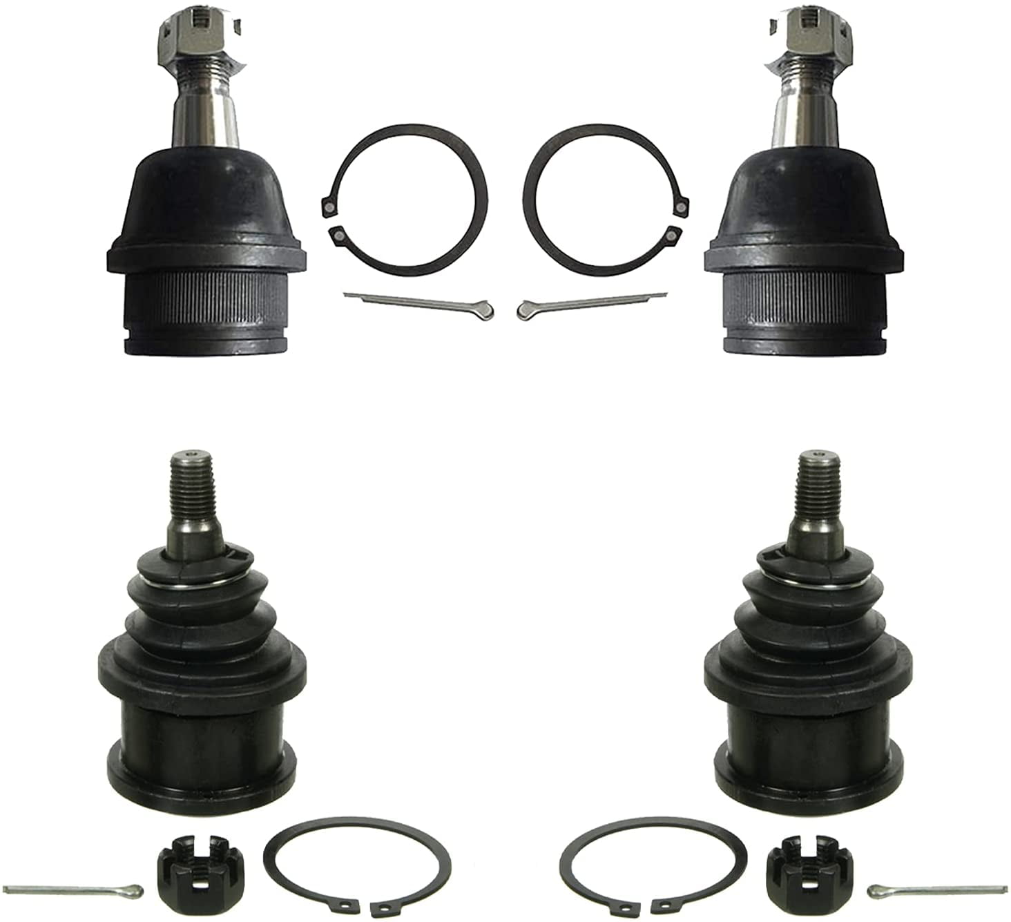 Detroit Axle 4 Front Ball Joints for Ford F150 F250 Expedition Lincoln Navigator Upper