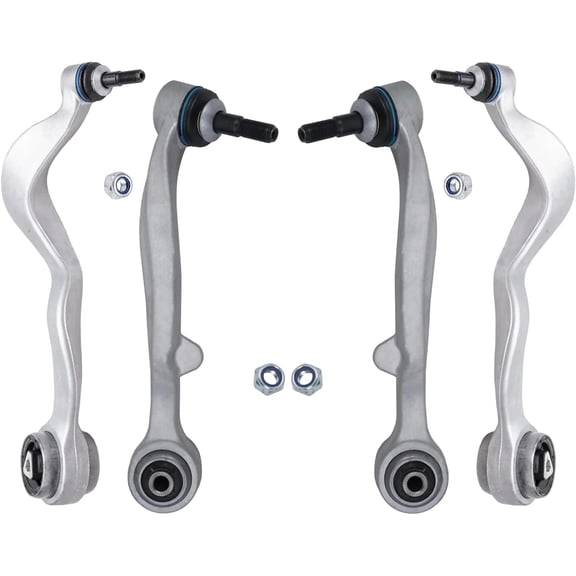 Detroit Axle - 4 Front Lower Control Arms w/Ball Joints for BMW 745i 745Li 750i 750Li 760i 760Li