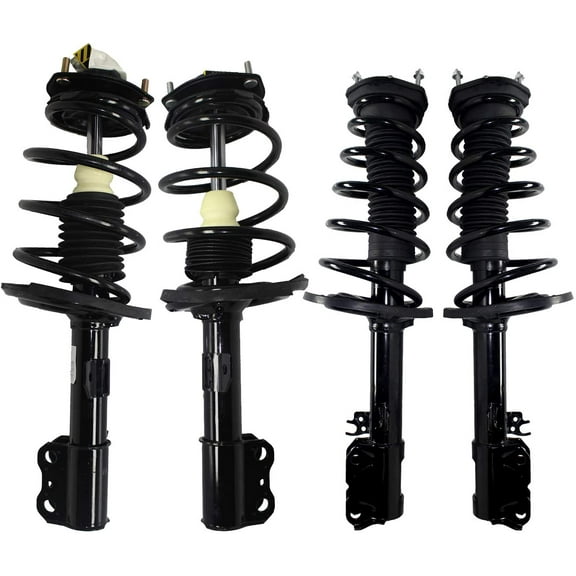 Detroit Axle - 4 Strut kits for 2004 2005 2006 Toyota Camry Solara Lexus ES330 Complete Front & Rear Struts w/Coil Spring Replacement Quick Install Ready Struts Assembly