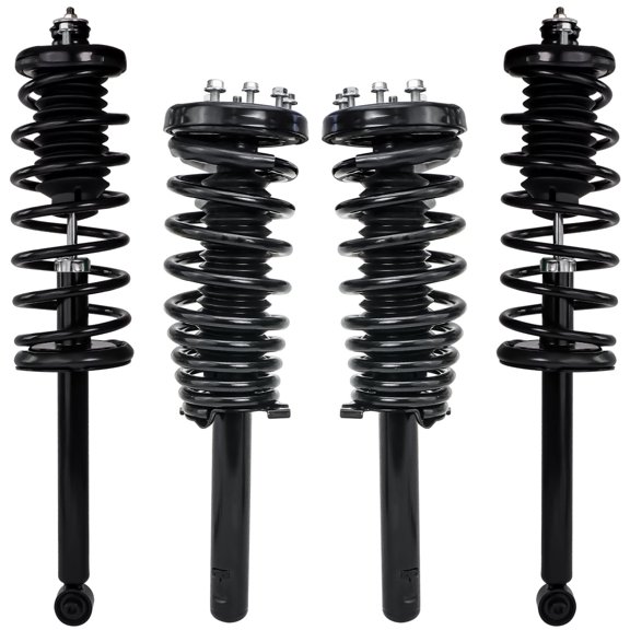Detroit Axle - 4 Struts for 1998-2002 Honda Accord 1999-2003 TL 2001-2003 Acura CL Ready Struts with Coil Spring Assembly Replacement