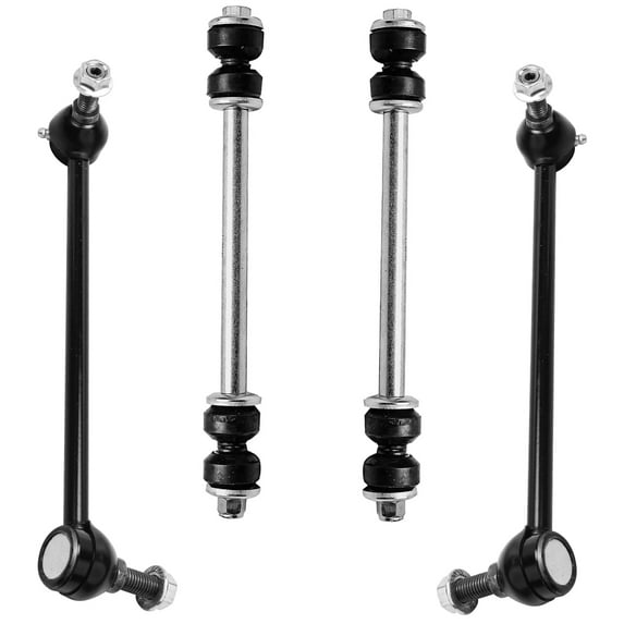 Detroit Axle - 4 Sway Bars for 1996-2007 Ford Taurus Mercury Sable Stabilizer Sway Bar Links 1997 1998 1999 2000 2001 2002 2003 2004 2005 2006 Front and Rear Replacement