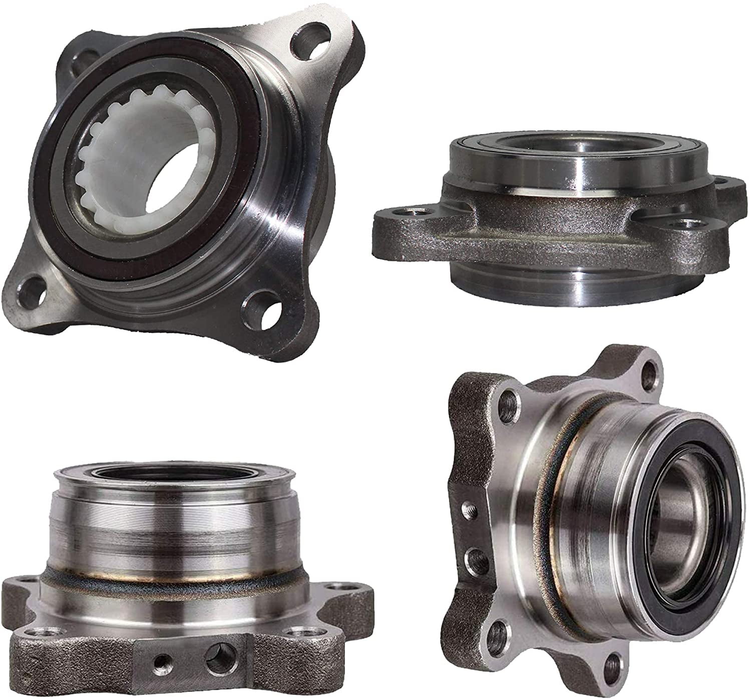 Detroit Axle 4 Wheel Bearing Hubs for Toyota 4Runner FJ Cruiser Lexus