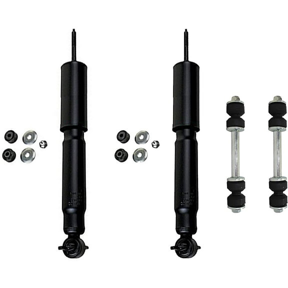Detroit Axle - 4PC Front Shock Absorbers w/Sway Bars for 1997-2002 Ford Expedition 2WD - [1997-2003 Ford F-150 2WD] - 1997-1999 Ford F-250 (Light Duty 2WD) - [1998-2002 Lincoln Navigator 2WD]
