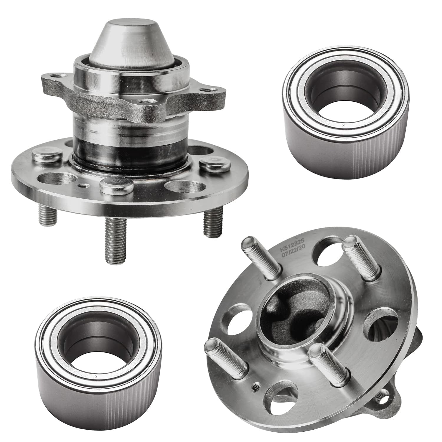 NTN Front Wheel Bearings Rear Hub Assemblies Kit For Vibe Corolla Celica Matrix