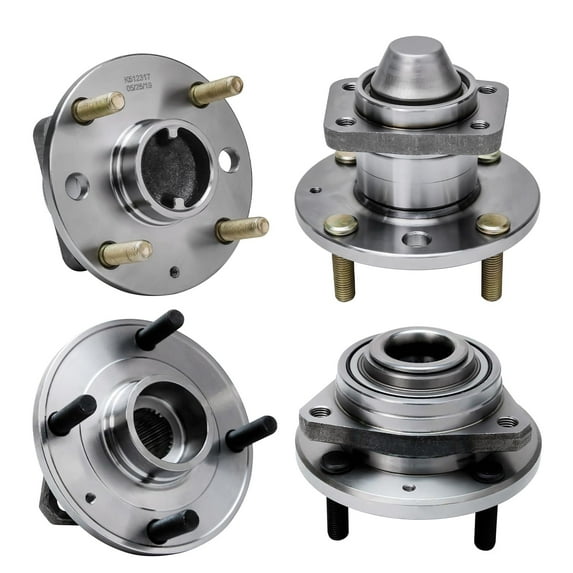 Detroit Axle - 4PC Front and Rear Wheel Bearing & Hub Assemblies Non-ABS for 2004 2005 Chevy Epica / Suzuki Verona