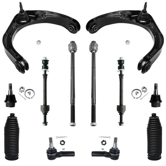Detroit Axle - 4WD 12pc Front Upper Control Arms Ball Joints Sway Bars Tie Rods Replacement for Dodge Ram 1500 Fits select: 2008 DODGE RAM 1500 ST/SLT, 2007 DODGE RAM 1500 ST