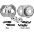 thumbnail image 1 of Detroit Axle - 4WD Brake Kit for 2005-2008 F-150 Lincoln Mark LT [6-Lug] Front & Rear Brake Rotors Ceramic Brakes Pads Front Brake Calipers 2006 2007 Replacement, 1 of 6