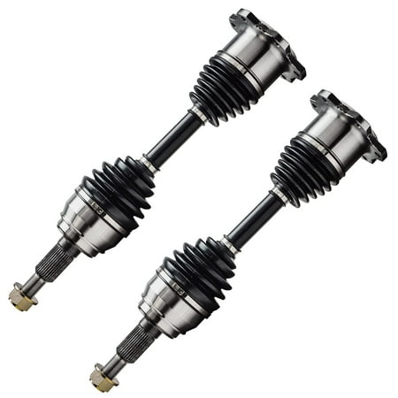 Detroit Axle - 4WD Front 2pc CV Axles for Chevy Silverado GMC Sierra Yukon XL Suburban 1500 K1500 K2500 Pickup Suburban Blazer Tahoe Cadillac Escalade ESV EXT, CV Axle Drive Shafts Replacement