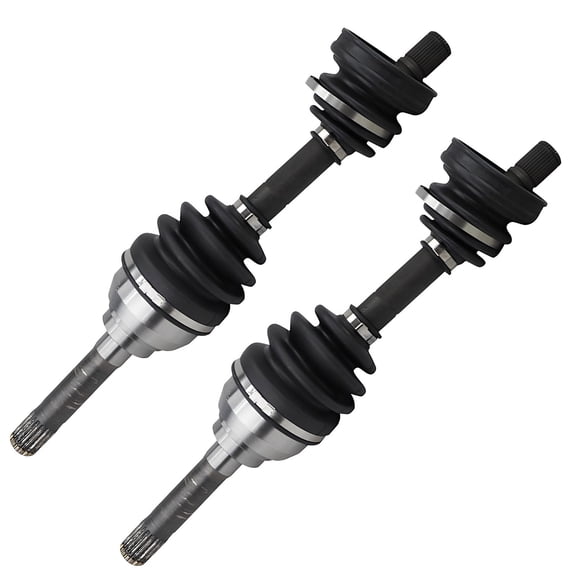 Detroit Axle - 4WD Front 2pc CV Axles for 98-01 Honda Passport Isuzu Rodeo, 98-00 Amigo, 01 Rodeo Sport 2 CV Axles Assembly 1998 1999 2000 2001