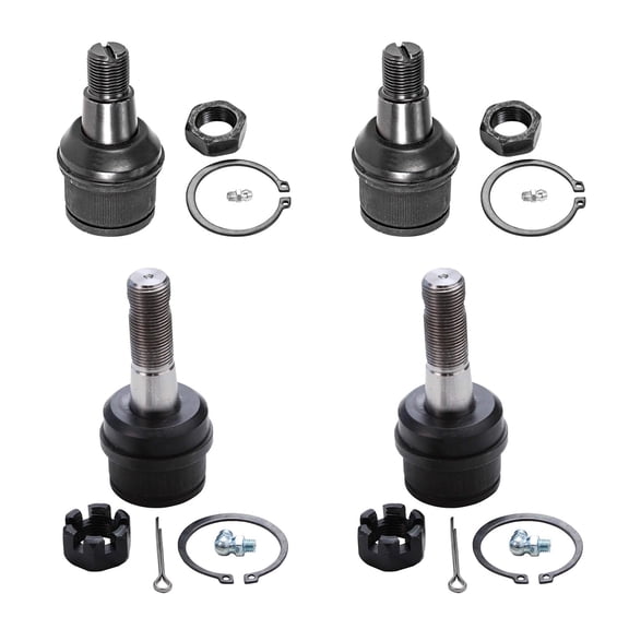 Detroit Axle - Front Ball Joints for Dodge Ram 2500 3500 Ford F-250 F-350 F-450 F-550 Super Duty Excursion 4 Upper Lower Ball Joints Replacement