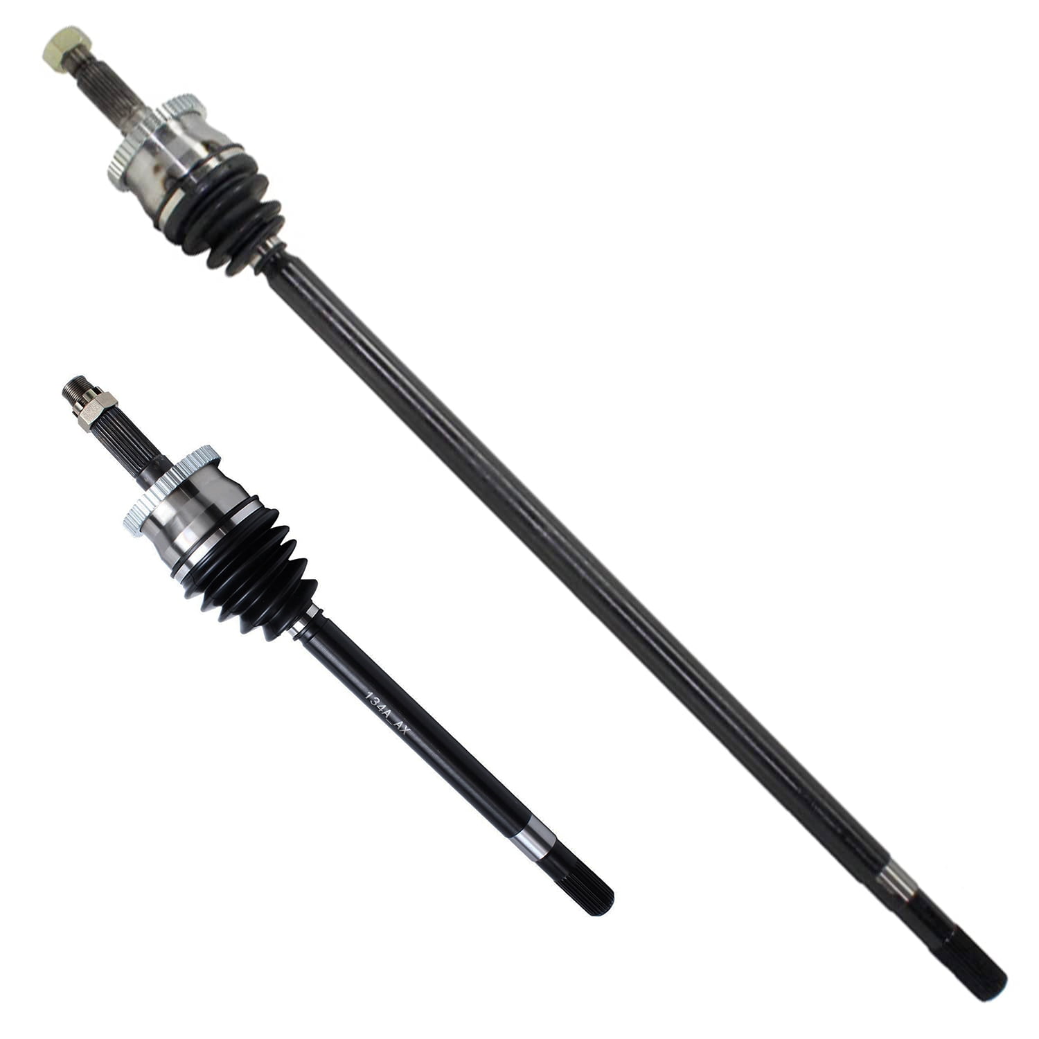 Detroit Axle - 4WD Front CV Axle Shafts Assembly Replacement for 1999-2004 Jeep Grand Cherokee w/Selec-Trac