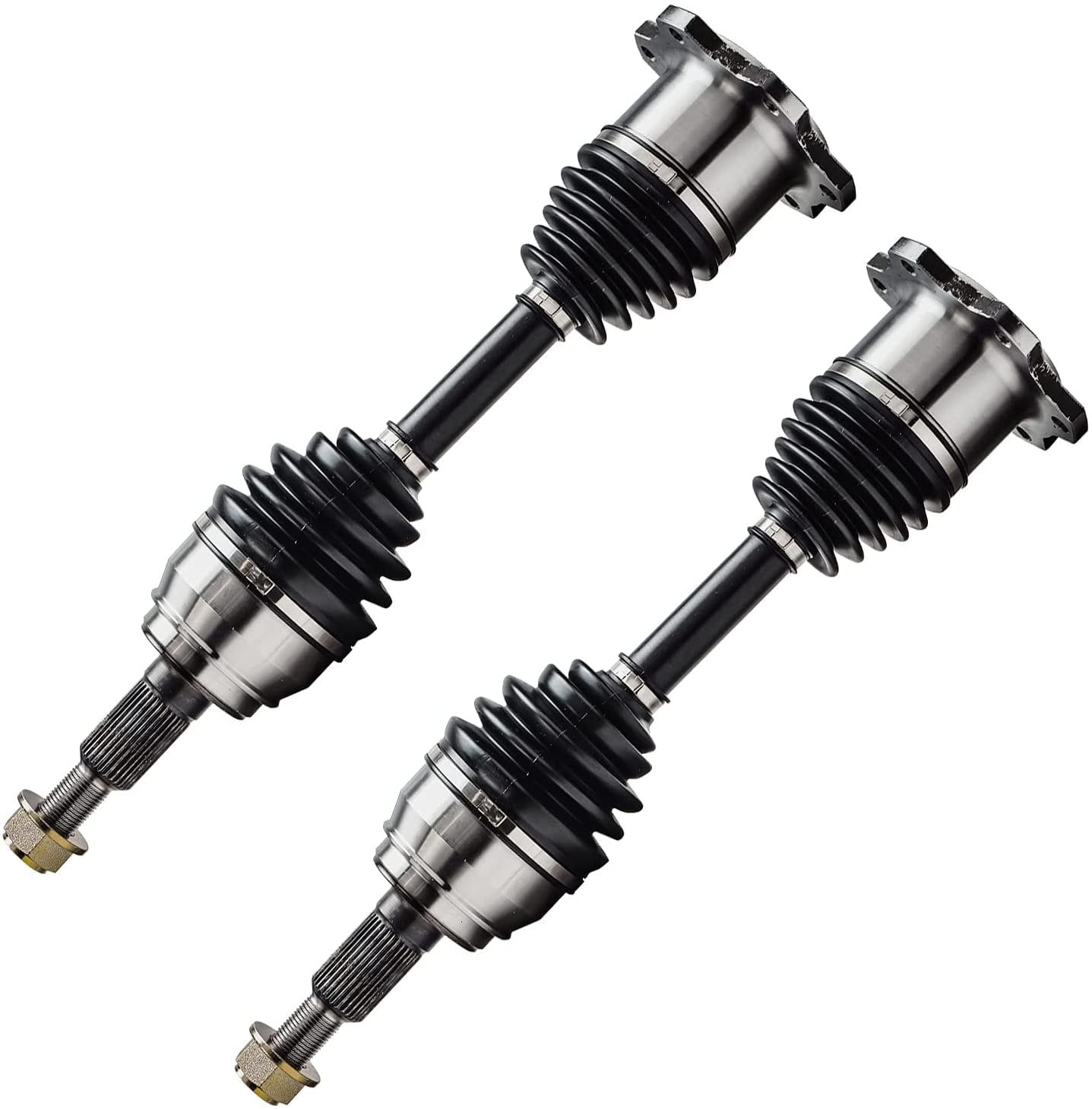 Detroit Axle - 4WD Front CV Axle Shafts Replacement for Chevy GMC K1500 K2500 Pickup Tahoe Yukon Fits select: 1999-2000 CHEVROLET SILVERADO C1500, 2005-2006 CHEVROLET SILVERADO K1500