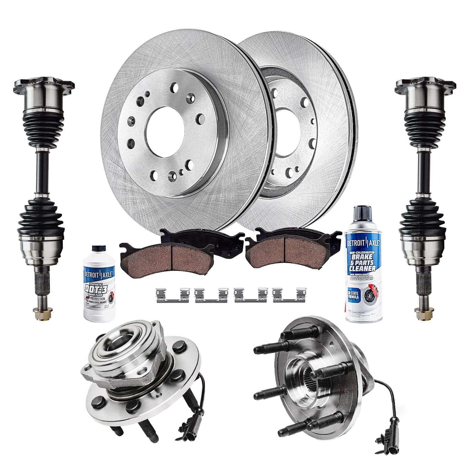 4 Cv Renault 4Qty(2) WD Eje Cardán CV Delantero For Chevy GMC Silverado  Suburban Ejes Transmisión Silverado Sierra 1500