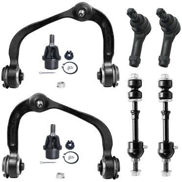 Autodayplus Front Suspension Kit For 2005-2008 Ford F-150 - Control Arms, Tie Rods, Sway Bar Links