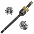 thumbnail image 1 of Detroit Axle - 4WD Front Left Axle Shaft + Wheel Hub and Bearing Replacement for 1994-1999 Dodge Ram 1500 (2-Wheel ABS) - 3pc Set, 1 of 7