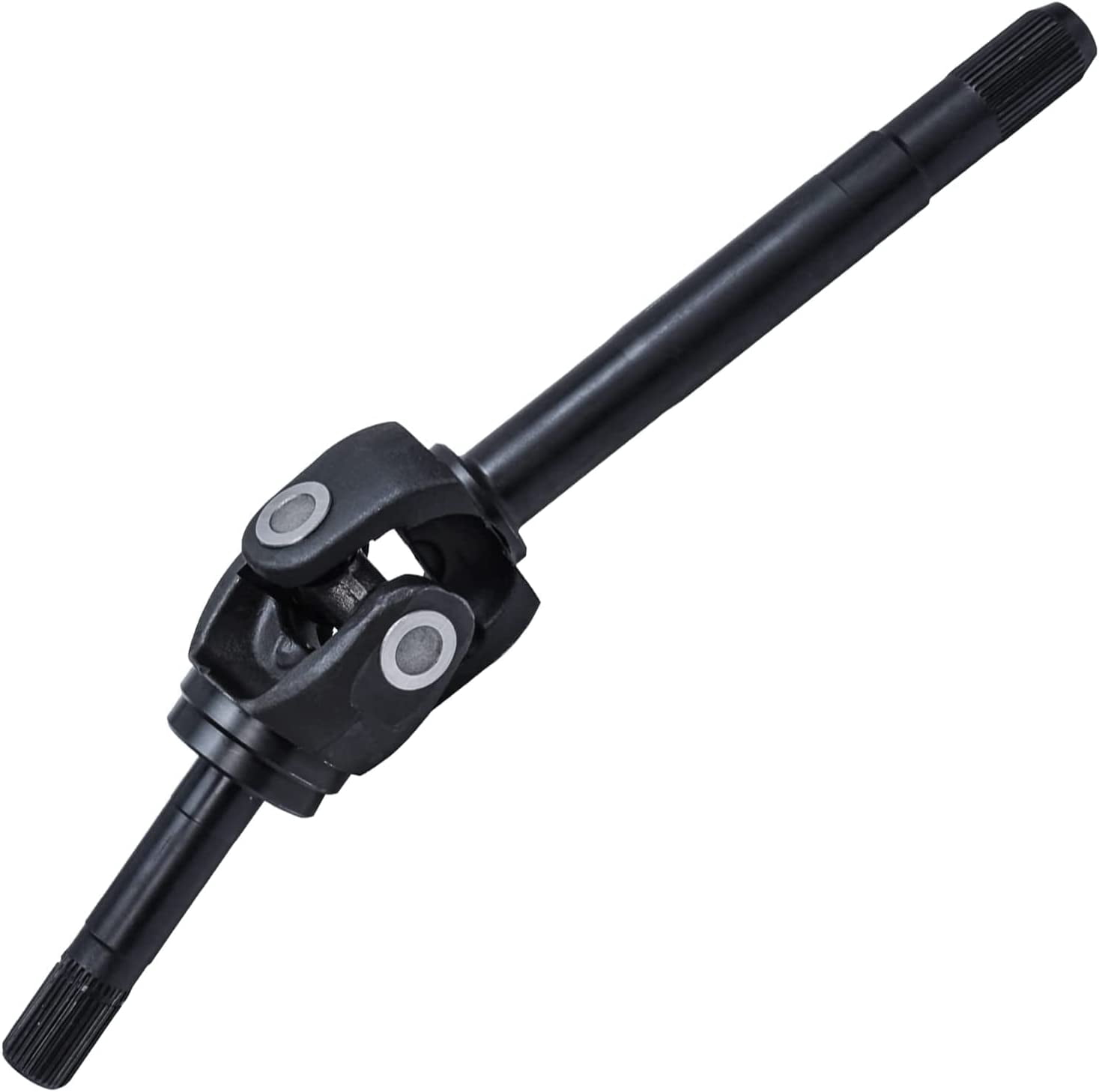 Detroit Axle - 4WD Front Left CV Axle for 1999-2004 Ford F-250 F-350 F-450 F-550 Super Duty 2000-2005 Excursion, 2001 2002 2003 Driver Side U-Joint CV Axle Shaft Assembly
