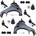 thumbnail image 1 of Detroit Axle - 4WD Front Lower Control Arms Ball Joints Tie Rods Sway Bars Replacement for 1999 2000 2001 2002 2003 2004 Nissan Frontier, 1 of 6