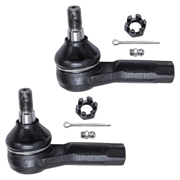 Detroit Axle - 4WD Front Outer Tie Rod End Links Replacement for 1989-1995 Mazda MPV
