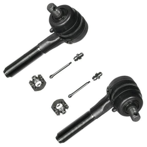 Detroit Axle - 4WD Front Outer Tie Rods for 1983-1986 Nissan 720 2 Outer Tie Rod End Links 1984 1985 Replacement