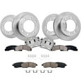 thumbnail image 1 of Detroit Axle - 4WD Front & Rear Rotors Brake Pads + Front Brake Calipers Replacement for F-250 F-350 Super Duty Excursion - 10pc Set, 1 of 7