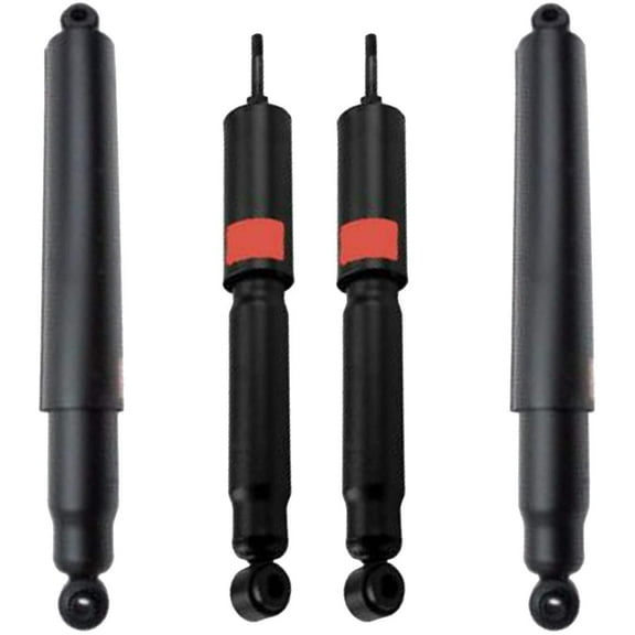 Detroit Axle - 4WD Front Rear Shock Absorbers Replacement for Ford F-250 F-350 Super Duty - 4pc Set Fits select: 2005-2015 FORD F250 SUPER DUTY, 2008 FORD F350 SRW SUPER DUTY