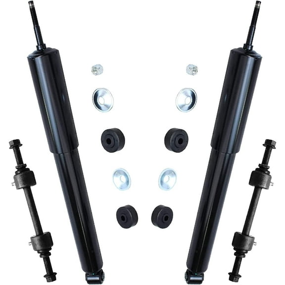 Detroit Axle - 4WD Front Shocks Kit for 10-19 Ford F-250 F-350 Super Duty 2 Shock Absorbers Assembly 2 Sway Bar Links 2011 2012 2013 2014 2015 2016 2017 2018 Replacement