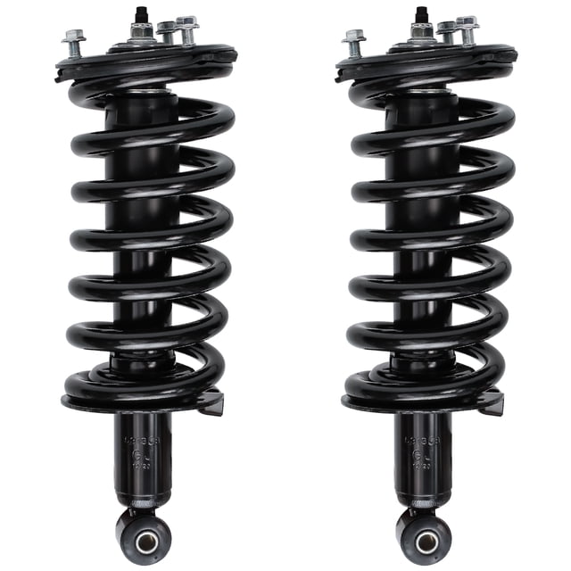 Detroit Axle - 4WD Front Struts Coil Spring Assemblies Replacement for ...