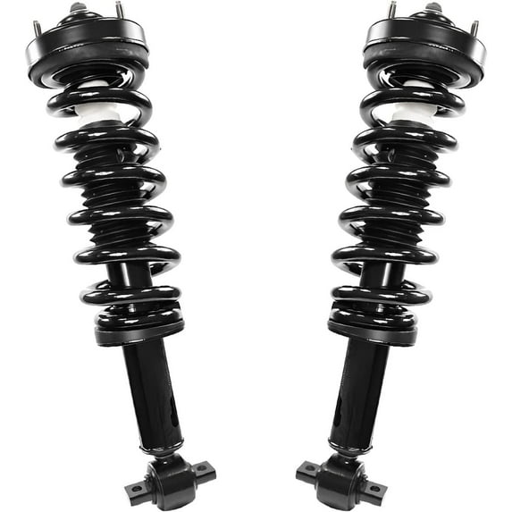 Detroit Axle - 4WD Front Struts w/Coil Spring Assembly Replacement for 2014 Ford F-150