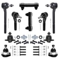 thumbnail image 1 of Detroit Axle - 4WD Front Suspension Kit for Chevy Blazer S10 GMC Jimmy Sonoma Isuzu Hombre 4 Upper Lower Ball Joints 4 Inner Outer Tie Rods 2 Adjustment Sleeves Replacement, 1 of 7
