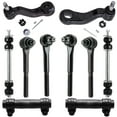 thumbnail image 1 of Detroit Axle - 4WD Front Suspension Kit for Chevy GMC K1500 K2500 Suburban K3500 Tahoe Yukon Blazer 2 Sway Bar Links 4 Inner Outer Tie Rod Ends Idler & Pitman Arms 2 Sleeves Replacement, 1 of 8