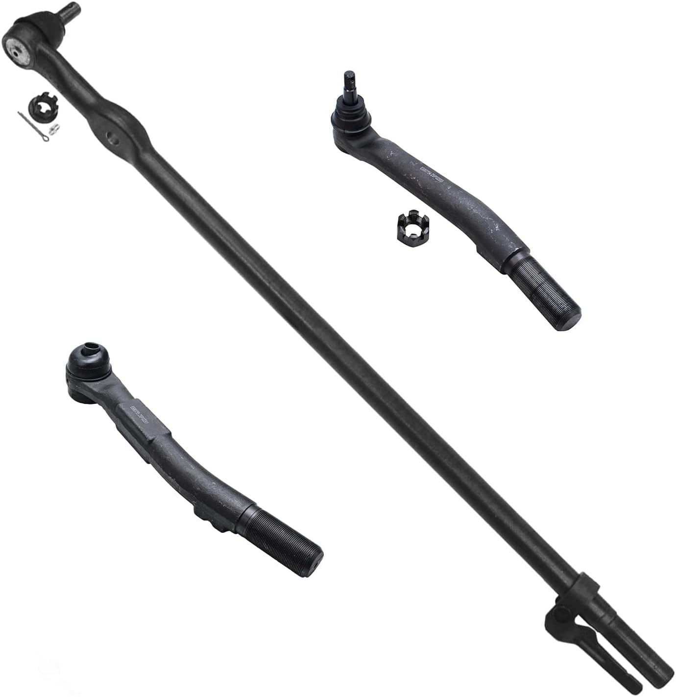 Detroit Axle - 4WD Front Tie Rods Drag Link for Ford 2011-2016 F-250 F-350 Super Duty, 1 Inner Tie Rod End Steering Drag Link 2 Outer Tie Rod End Links 2012 2013 2014 2015 Replacement