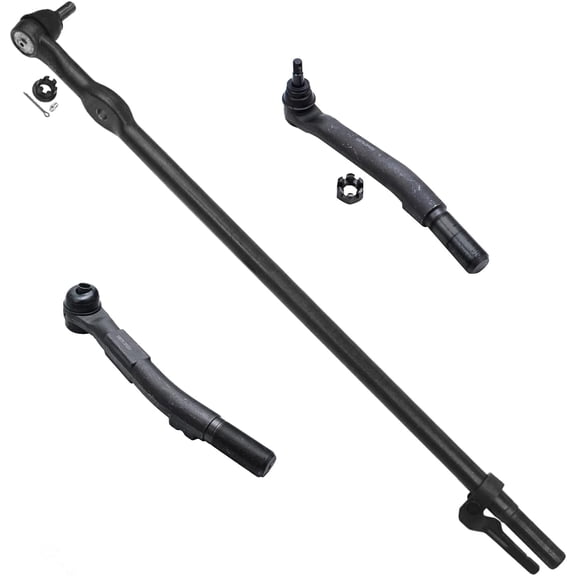 Detroit Axle - 4WD Front Tie Rods Drag Link for Ford 2011-2016 F-250 F-350 Super Duty, 1 Inner Tie Rod End Steering Drag Link 2 Outer Tie Rod End Links Replacement